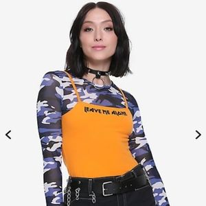Leave Me Alone Orange top
